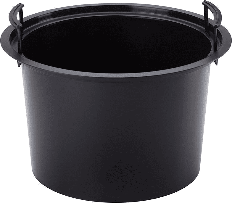ქოთანი ყვავილის Form-Plastic Mika Slim 40 deep black