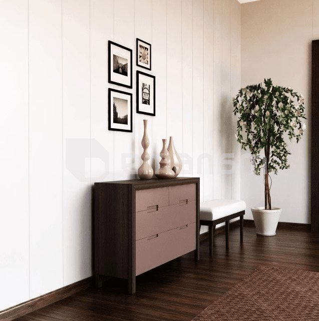 პანელი PVC VOX Profile Vilo D Ecoline White 25x265 сm
