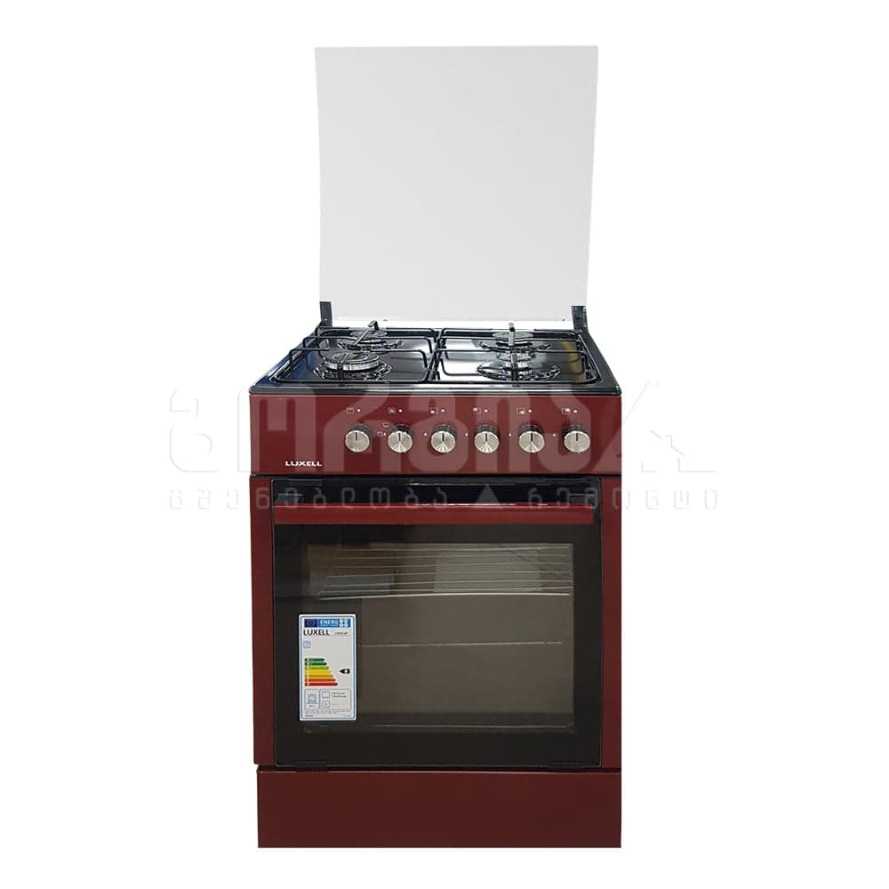 გაზქურა LUXELL LF66-GE40F RED