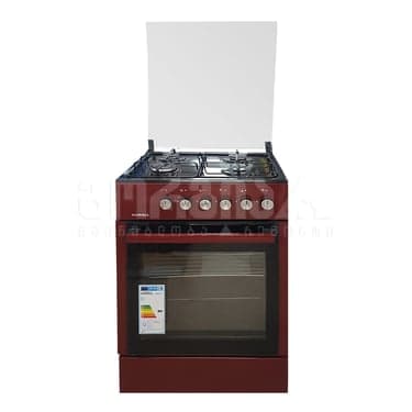 გაზქურა LUXELL LF66-GE40F RED