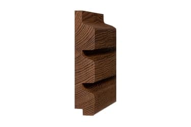 საფასადე თერმო-ხე, Thermo-ash (Fraxinus) Intense cladding, CAR8 26*130*1500 იფანი კოპიტი M2: 0.18