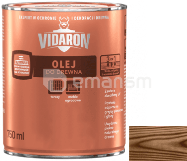 ზეთი ხის Vidaron 750 მლ D04 პალისანდრი