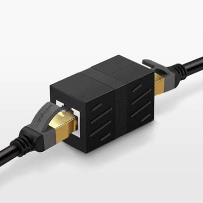 ქსელის კაბელის გადასაბმელი UGREEN NW114 (20390), Rj45 Ethernet Connector, Black