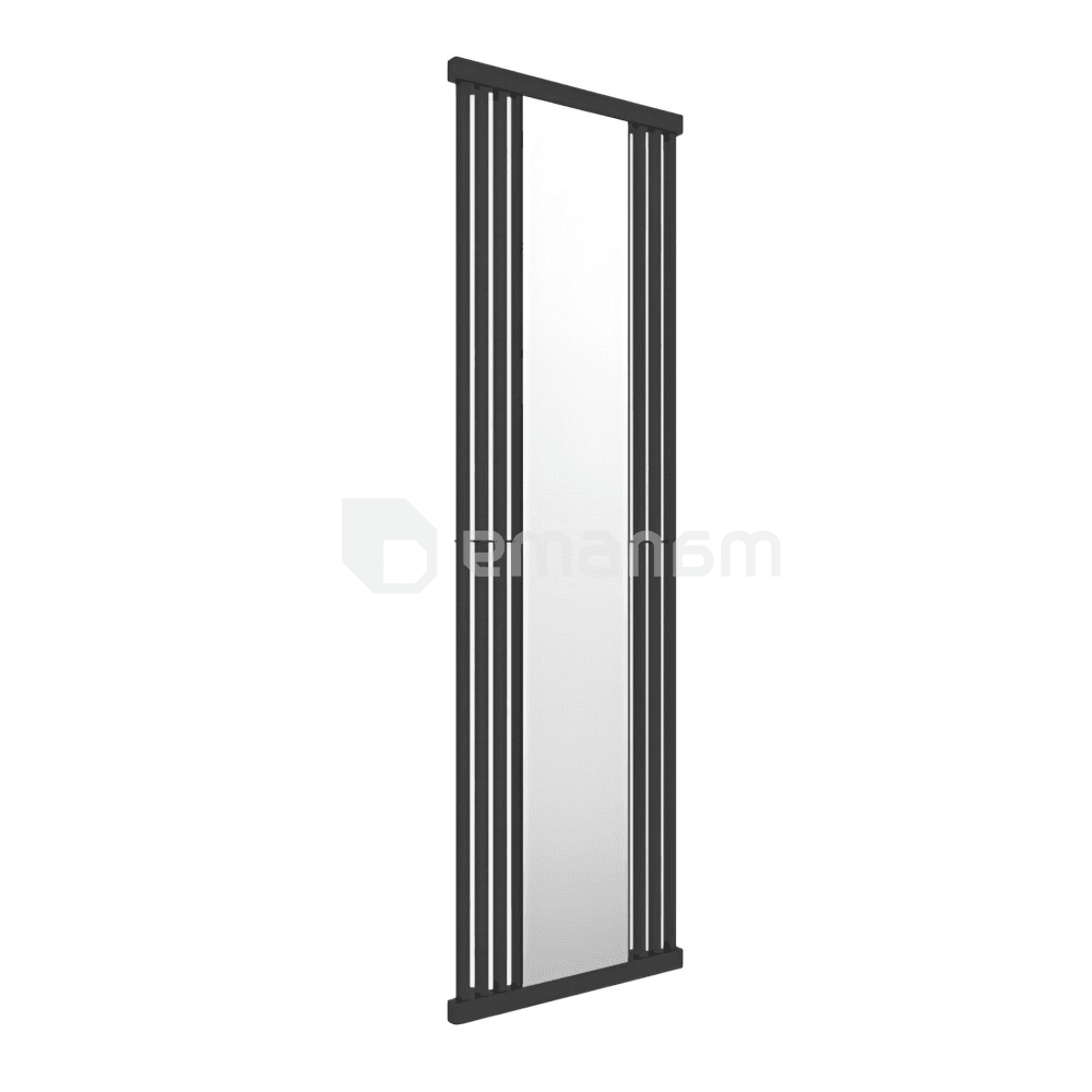 დეკორატიული რადიატორი Terma INTRA M 1700/540 შავი Ral 9005 Soft (ZX)