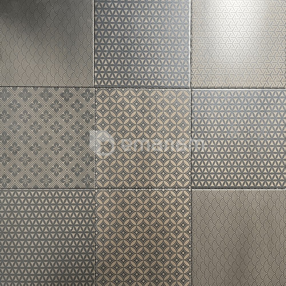 კერამოგრანიტი Ceramica Tauro S.L. Metal Moka Porc 22,5x22,5სმ