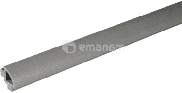 კუთხე ნახევრად მრგვალი Bergdeck BDC001 ანტრაციტი 32x32x2400 მმ