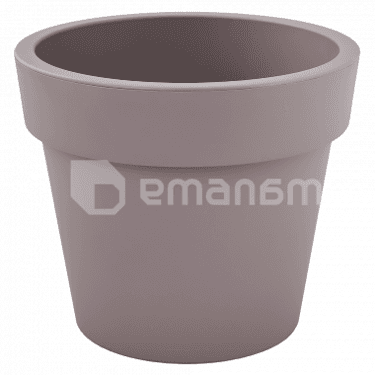 პლასტმასის ქოთანი Aleana Gamma 32x27სმ კაკაო 12 L