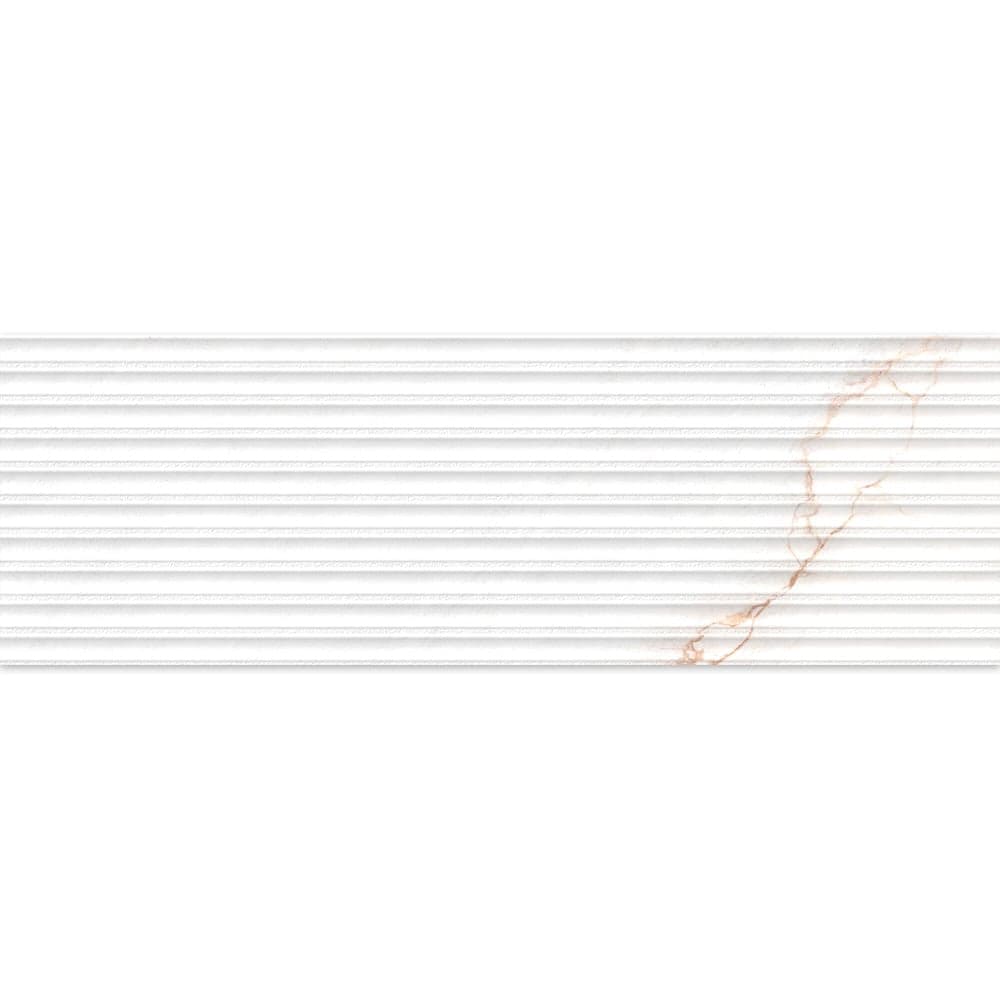 დეკორი Dahlia White Decor 33.3x100