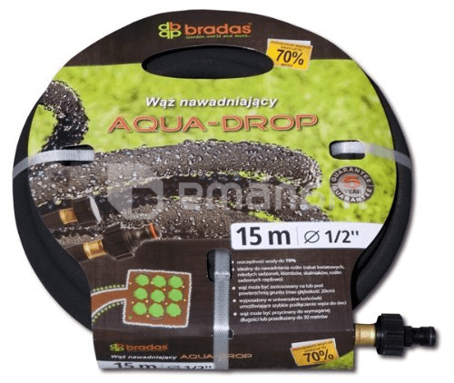 შლანგი მოსარწყავი BRADAS AQUA-DROP 1/2" 15 მ WAD1/2015