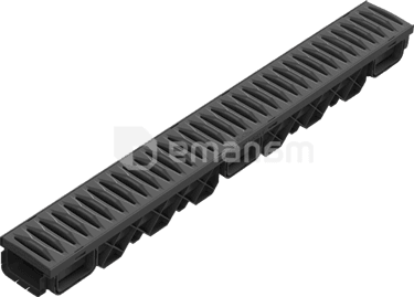 ღარი სადრენაჟო  Torun Plastik შავი 120*90*1000მმ კლასი А15