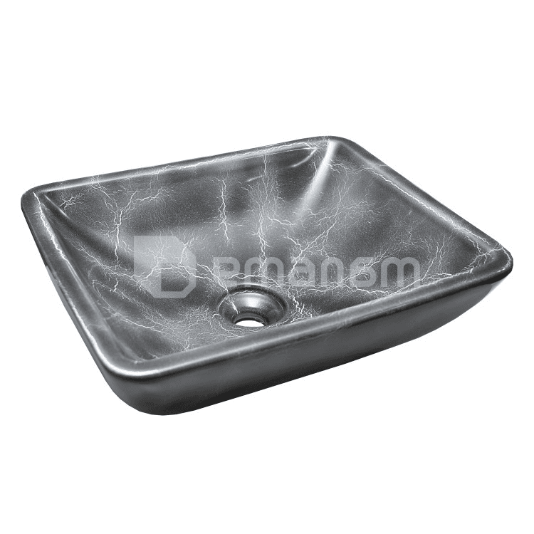 ხელსაბანი დასადები Bien Black Marble 50