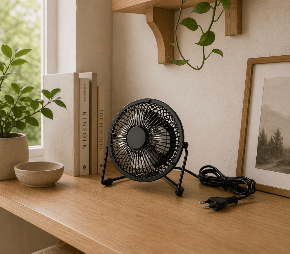 მაგიდის ვენტილატორი Reffon FE-15 AC-BK 20W შავი