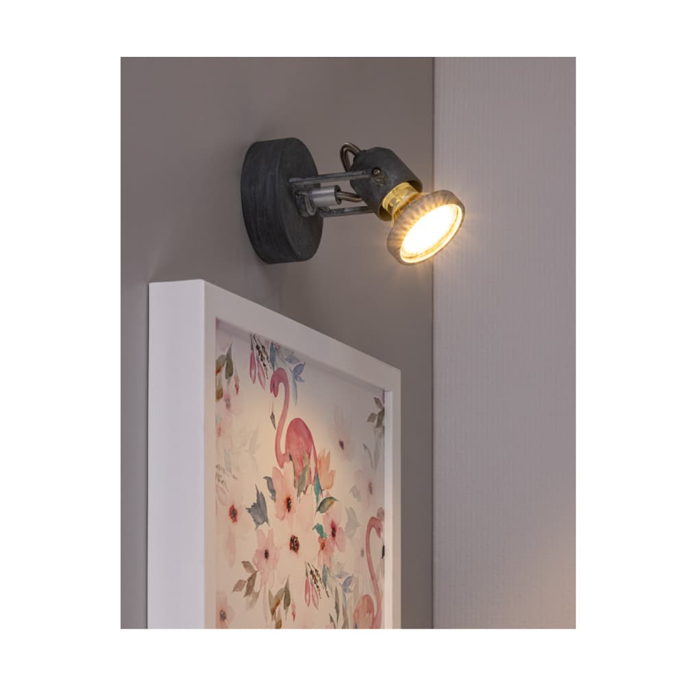 ბრა კედლის Concreto Wall lamp 1xGU10 50W Concrete