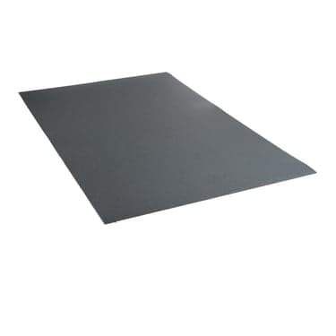 სწორი ფენილის ფერადი თუნუქის სახურავი 0.45X1250 ხაოიანი RAL9005 NOVA