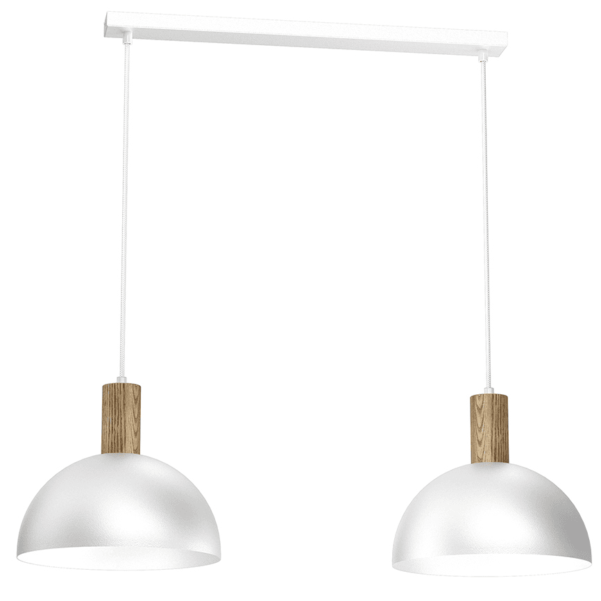 საკიდი Luminex 4333 Handa 2 E27 თეთრი ხე