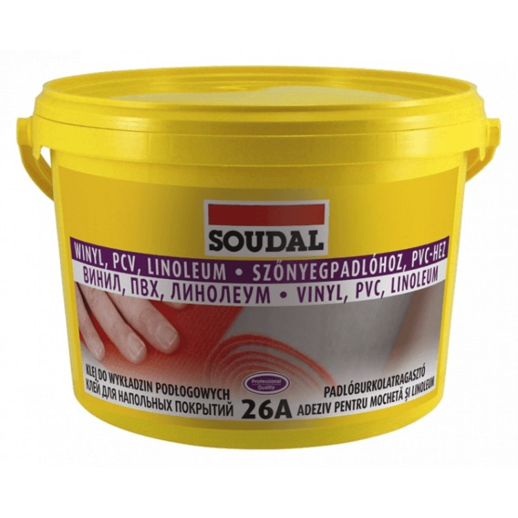 წებო Soudal იატაკის საფარისთვის 26A 1 კგ.