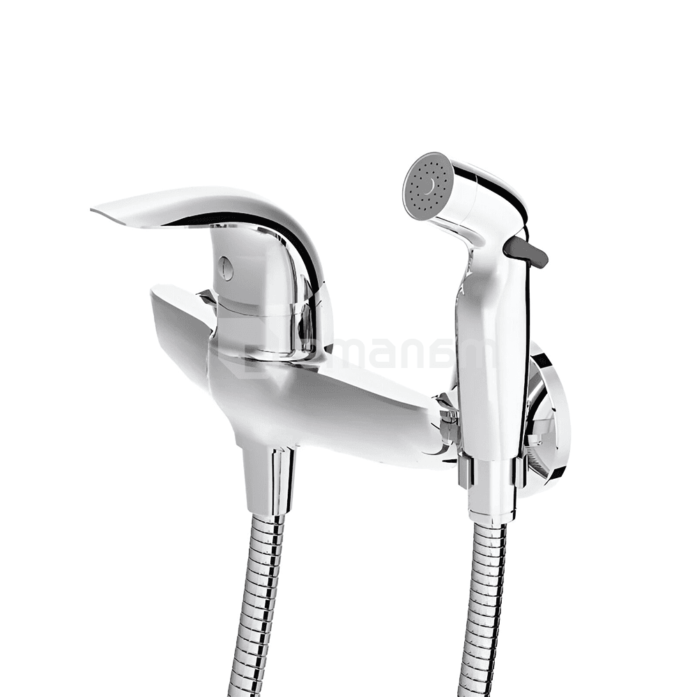 საშხაპე შემრევი ჰიგიენური შლანგით Damixa 318000000 Eclipce Chrome