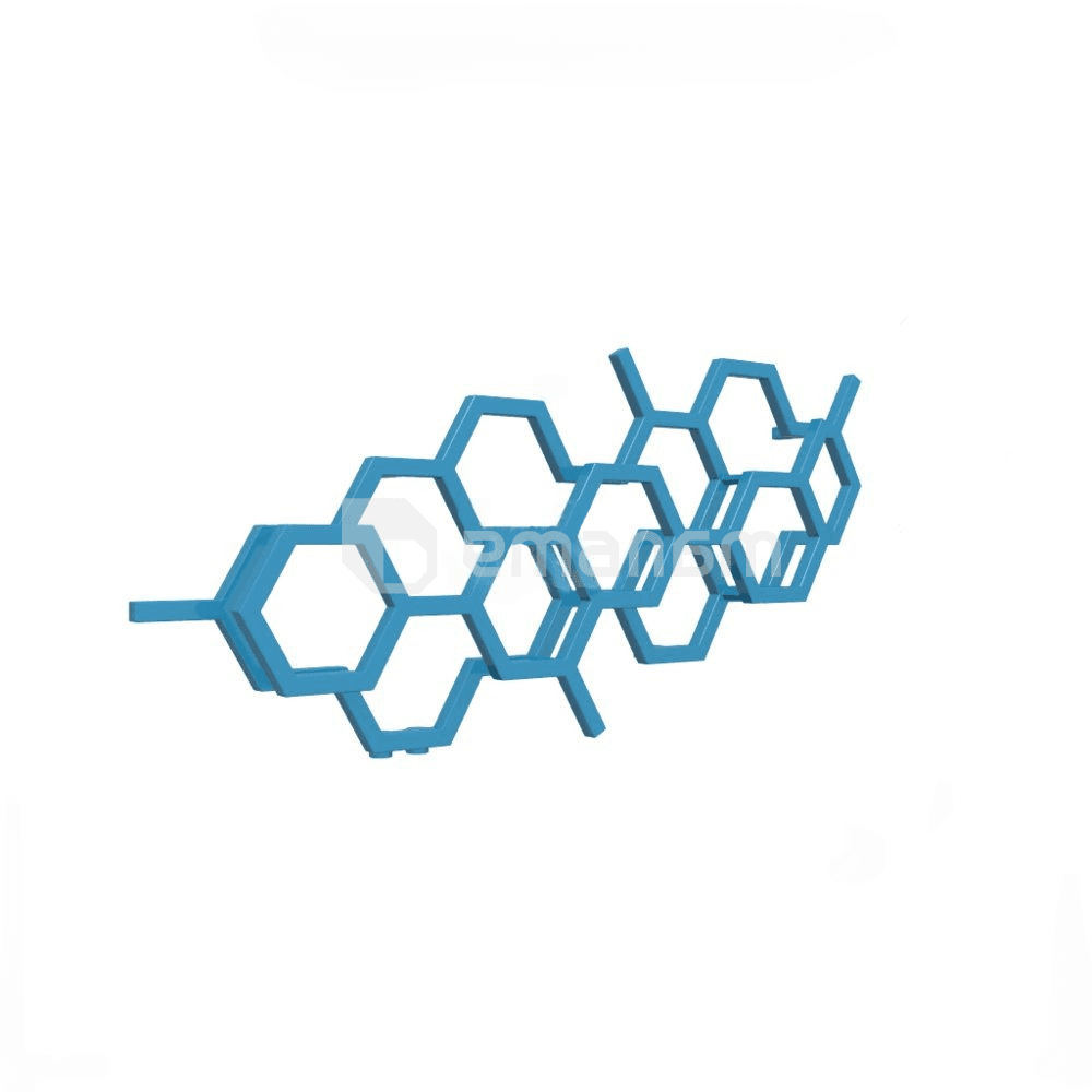 დეკორატიული რადიატორი ღია ლურჯი Terma HEX 502/1126 Ral 5023 Soft ZX