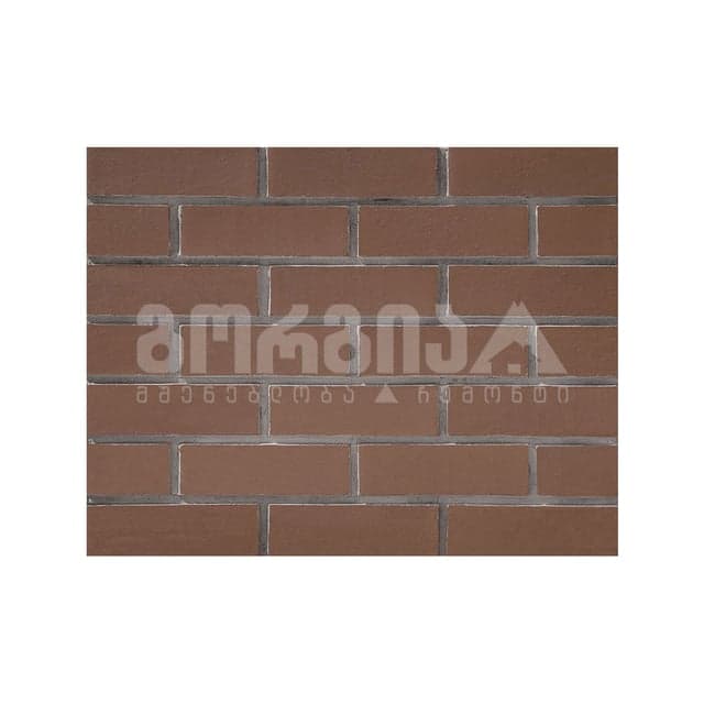 დეკორატიული აგური SMOOTH  Brown (ყავისფერი)  KT/1