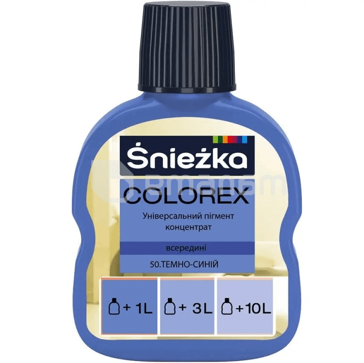 უნივერსალური პიგმენტი-კონცენტრატი Sniezka Colorex 100 მლ მუქი ლურჯი N50