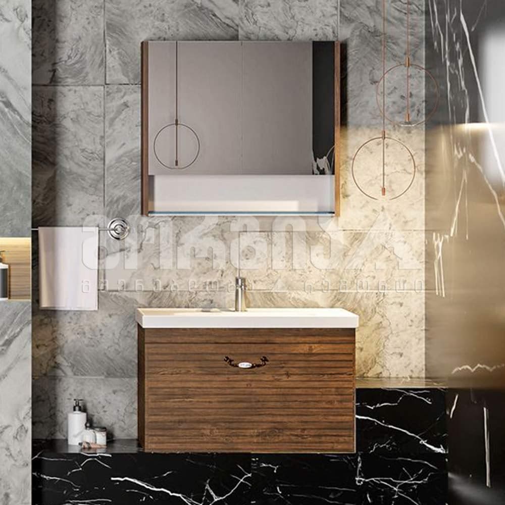 აბაზანის ავეჯის კომპლექტი TRUVA 80 CM R.ANTIGUE