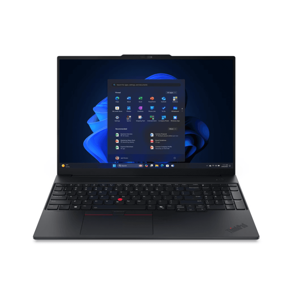 ნოუთბუქი Lenovo 21SR0048GX Thinkpad E16 G3, 16", Ultra 5-225U, 16GB, 512GB SSD, Integrated, Black