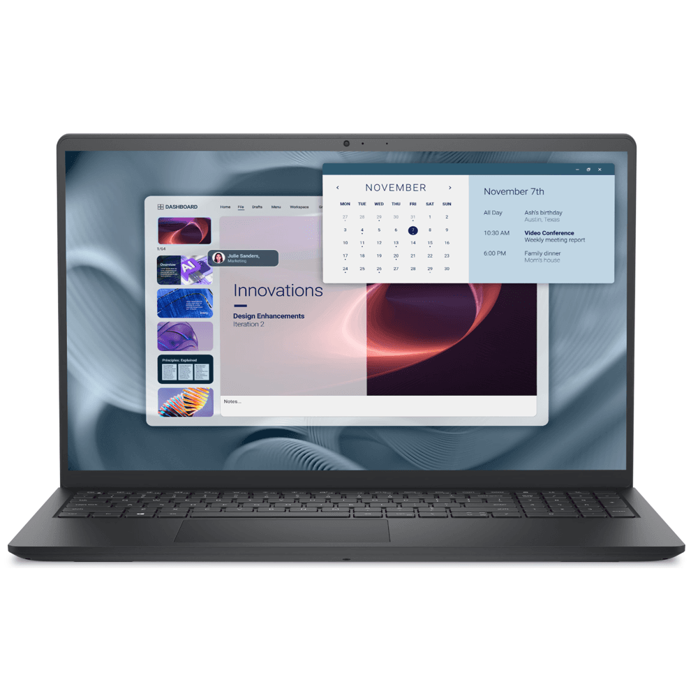 DELL Pro 15 Essential 15.6" FHD AG, Intel i5-1334U, 16GB, F512GB, UMA, Lin, black