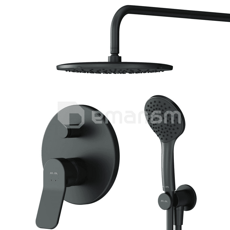 საშხაპე სისტემა AM.PM X-Joy Black Matt FB85A1RH02