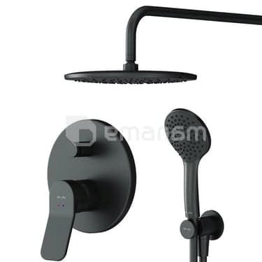 საშხაპე სისტემა AM.PM X-Joy Black Matt FB85A1RH02