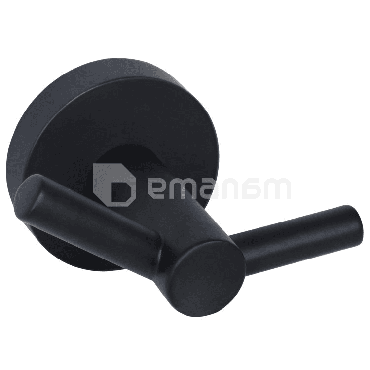 პირსახოცის საკიდი კაუჭი Bisk ForYou Black