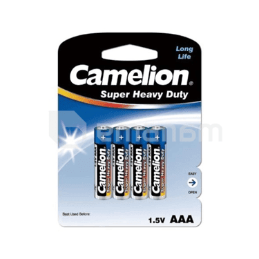 ელემენტი Camelion Super Heavy Duty AAA მარილოვანი 4 ც