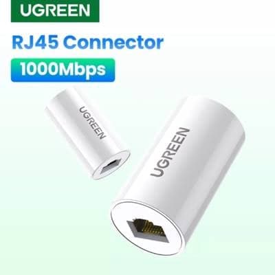ქსელის კაბელის გადასაბმელი UGREEN NW116 (20391), Anti Thunder Rj45 Ethernet Connector, White