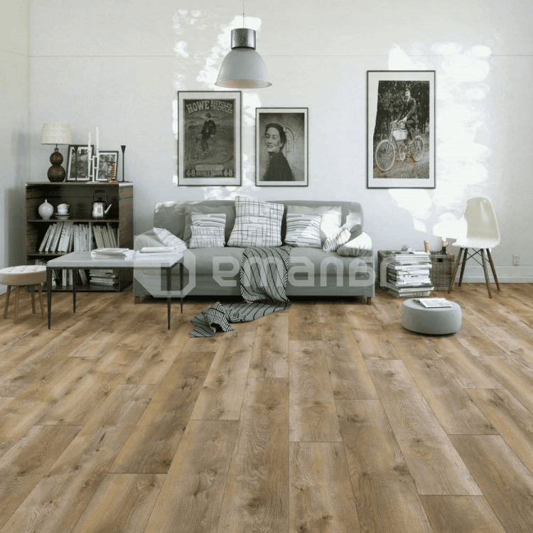 SPC ქვა-პოლიმერული საფარი Classen Ceramin მუხა CALEDONIAN 1290x173x4 მმ AC4/32 4V