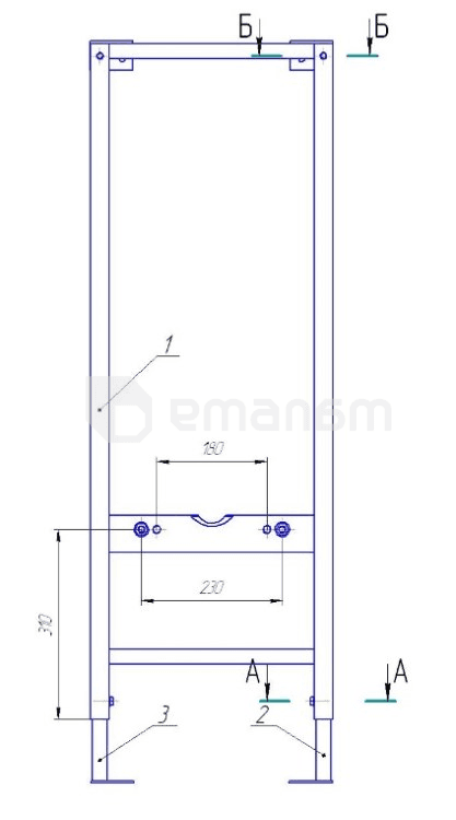ჩამრეცხი სისტემა Cersanit VECTOR