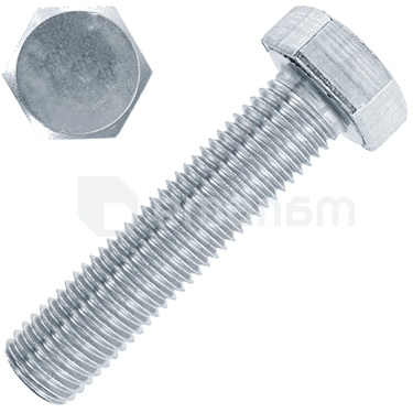 ჭანჭიკი Steelrex DIN933 M10x50
