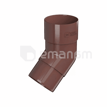 მუხლის მილის Technonicol 125/82 PVC 135° ყავისფერი