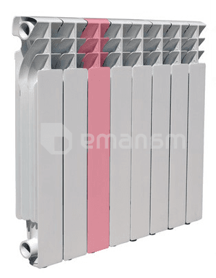 რადიატორი სექციური ალუმინის Mirado 500/96mm