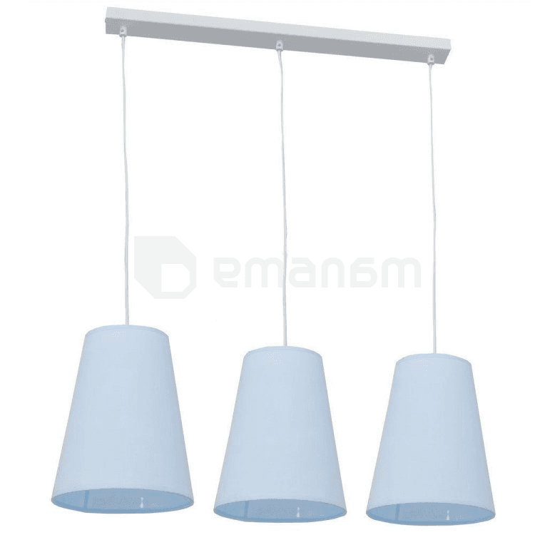 საკიდი LUMINEX Pinio 3 E27 3x MAX 60W ცისფერი 122