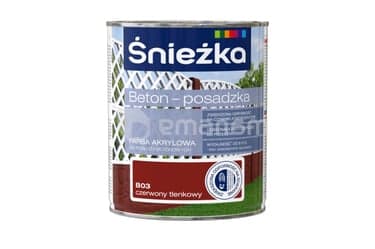 საღებავი ბეტონის Sniezka B03 0,8ლ წითელი ოქსიდი