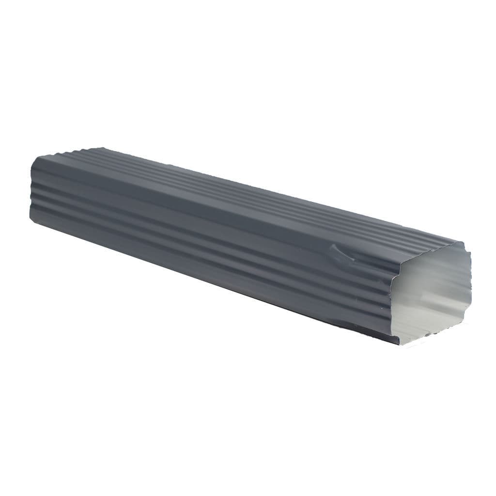 ოთხკუთხა წყალსაწრეტი მილი 0.50x350 RAL 7024 (2000 მმ.)