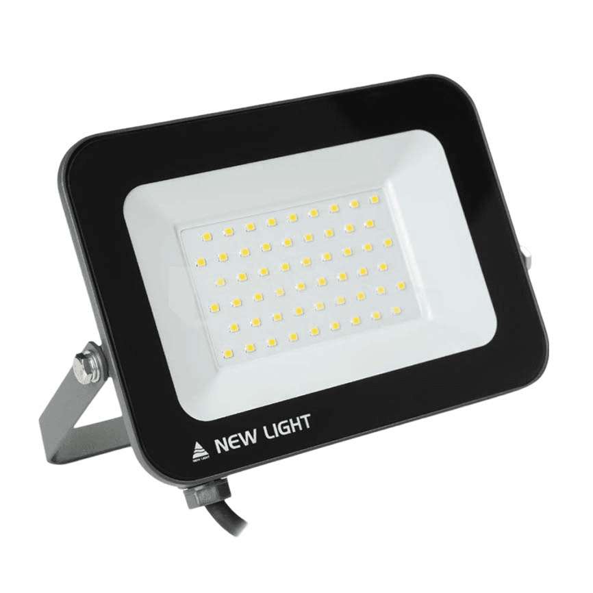 პროჟექტორი LED New Light 50W 6500K 4250Lm SMD E024E Dark Grey