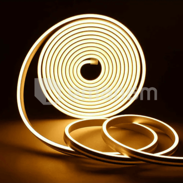 ლედ განათება ACK ნეონის დრეკადი თეთრი 120LED 1M 7.5W 220V 3000K IP65 9X16MM