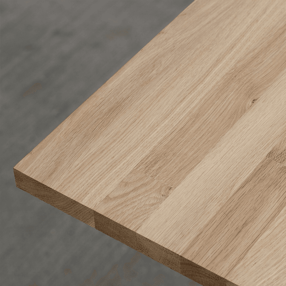 ავეჯის დაფა ECOWOOD მუხა ხარისხი AB 40x600x3000 მმ ბუნებრივი ხისფერი