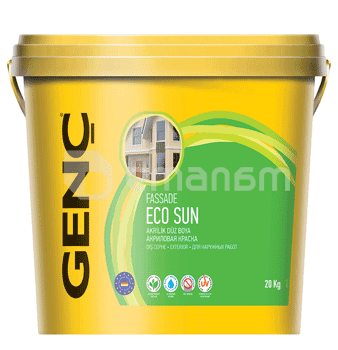 ფასადის საღებავი Gench Eco Sun 20 კგ