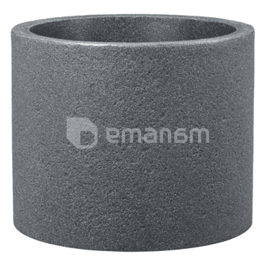 ქოთანი ეზოს პლასტმასის Scheurich 130/40 Riva Schwarz granit 36 ლ