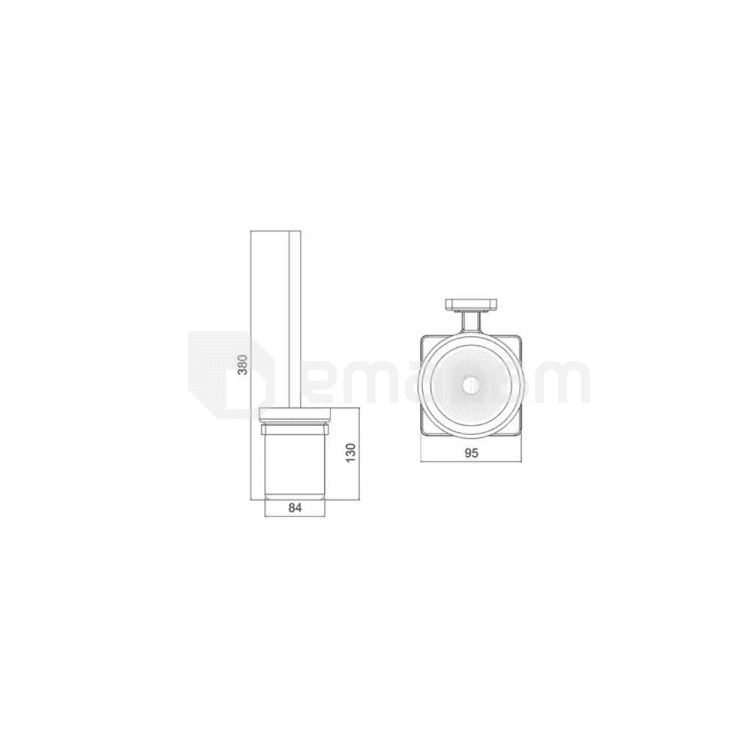 უნიტაზის ჯაგრისი  Tema Local WC Brush Holder 71518