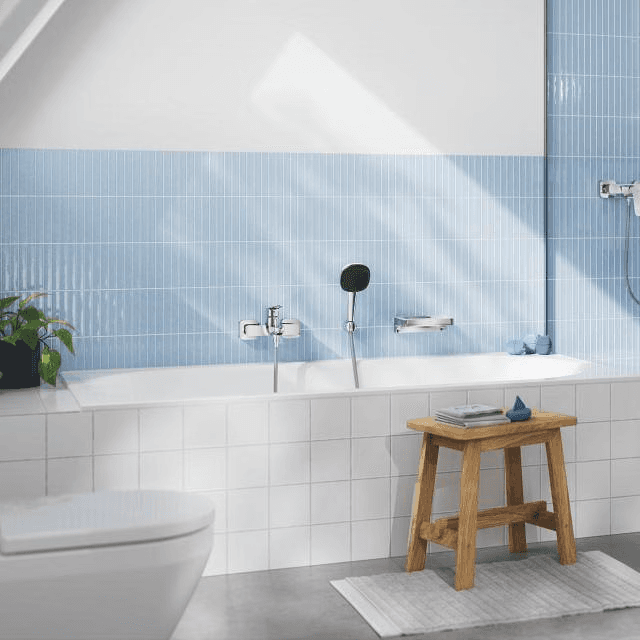 აბაზანის ონკანი Grohe Dice Single-lever bath mixer 1/2" Chrome