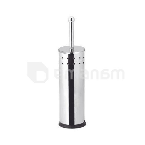 უნიტაზის ჯაგრისი Bisk 98793CH SZCZOTKA WC BASIC SQUARES CHROM