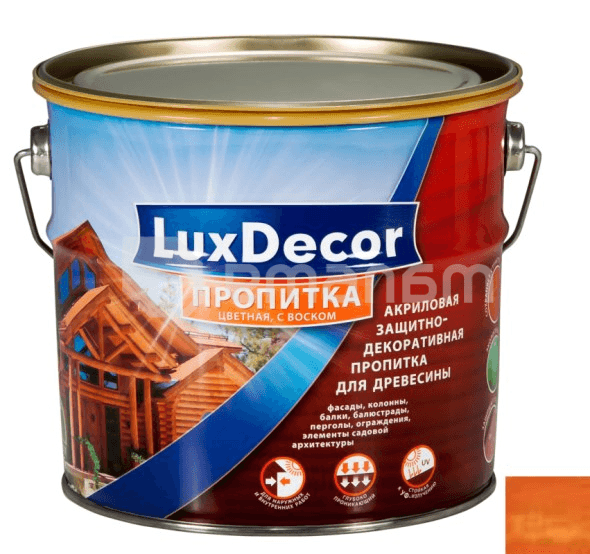 გამჟღენთი LuxDecor plius+ წაბლი 1 ლ