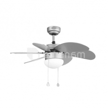 ვენტილატორი განათებით FARO E14 1х40W PALAO Ø82 CM ნაცრისფერი 6 ფრთა